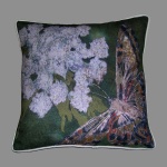 Cushion: Swallowtail butterfly with milk parsley